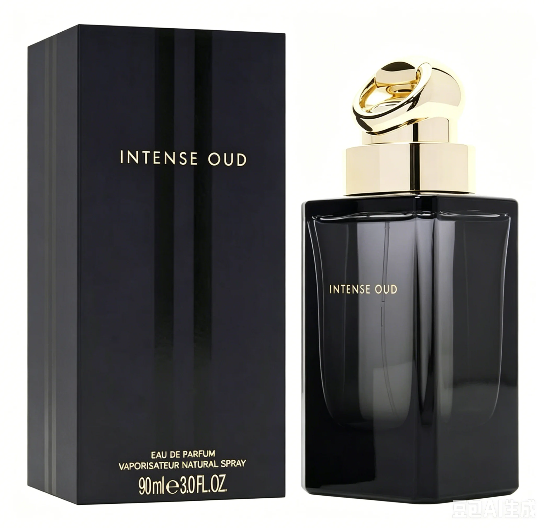 Intense Oud Eau de Parfum 90ml 3.0 FL.OZ Unisex Long Lasting Rich Woody Oud Amber Luxury Warm Spicy Fragrance with Gift Box for Evening Formal Wear Gift for Him Her