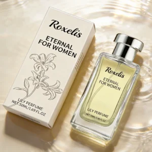 Roxelis 50ml Eternal Lily Perfume Spray Floral Scent Long Lasting Fragrance For Women Daily Wear Fresh Light Perfume Portable