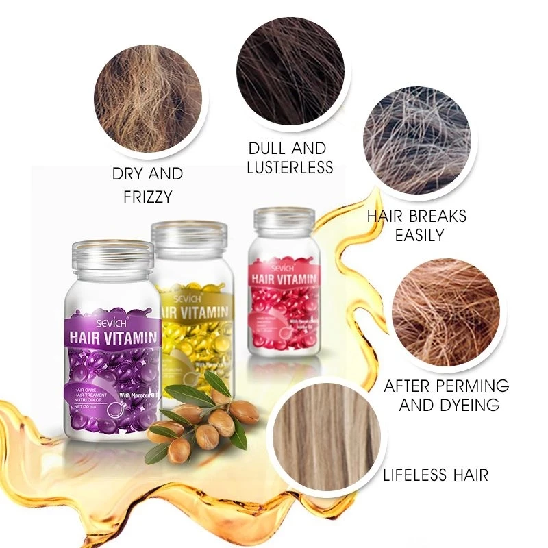 Sevich Mix hair vitamin capsules — {angle} view on a neutral background – view 2