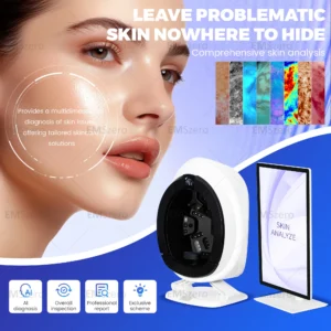 3D AISIA-Q2 Skin Analyzer Machine, Portable Facial Scanner, 110V/220V