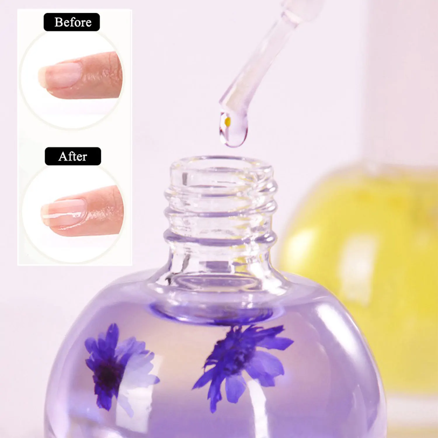 {title} — 15ml bottle of nail cuticle oil on a neutral background – view 2