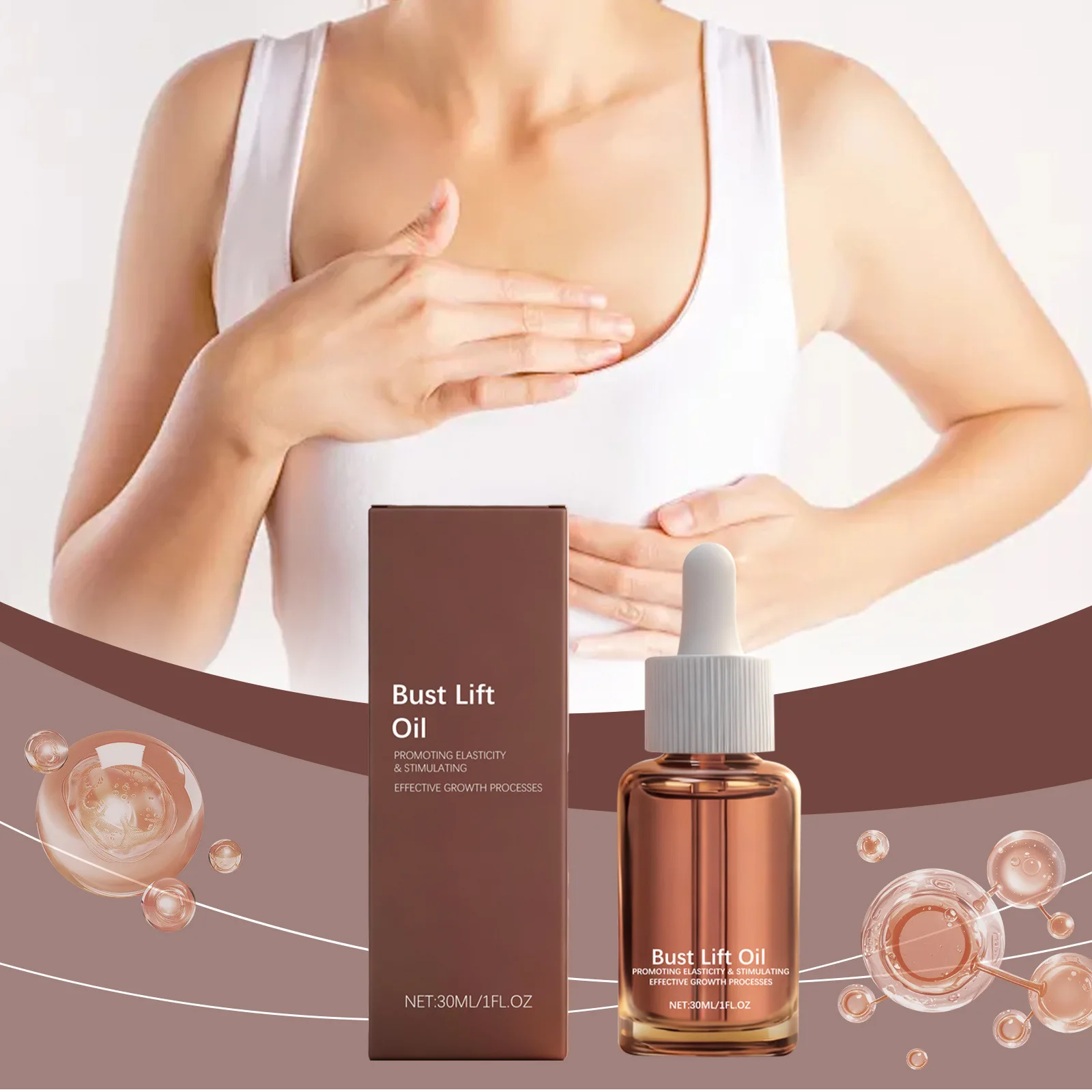 Bust lift chest massage oil — {view} – view 2