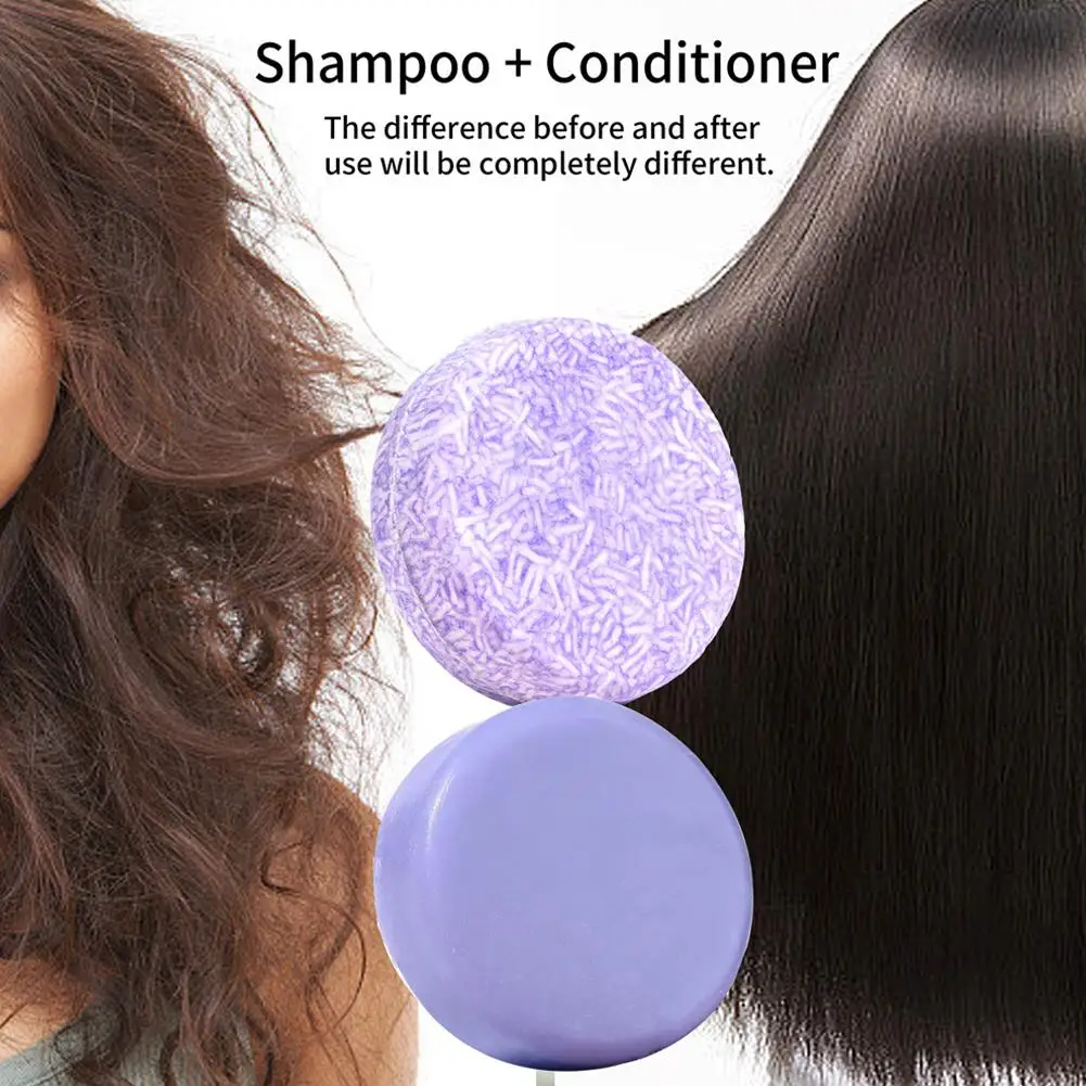 {product_title} — blueberry solid shampoo and conditioner bars – view 3