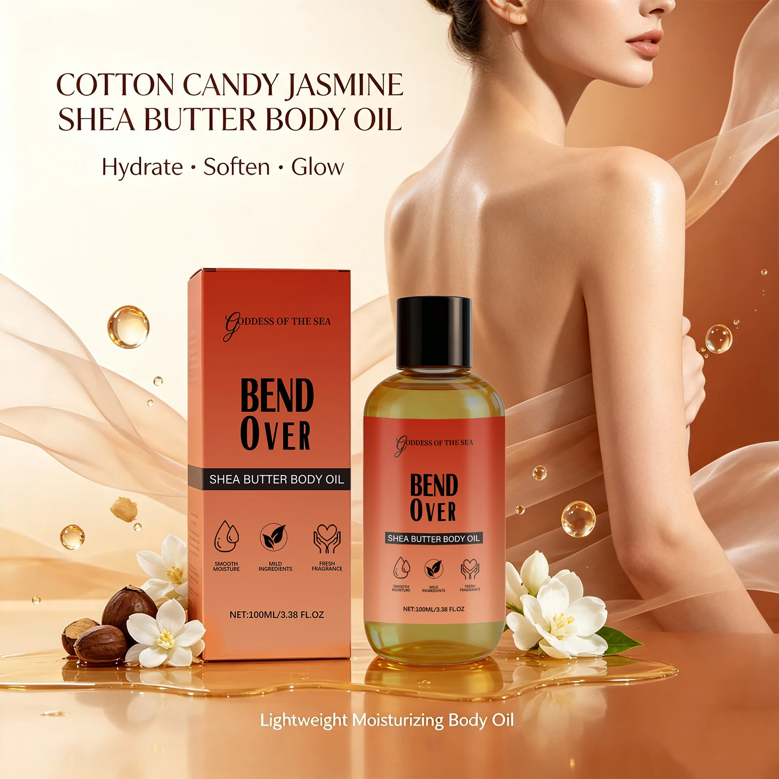 Shea Butter Body Oil product image – view 2