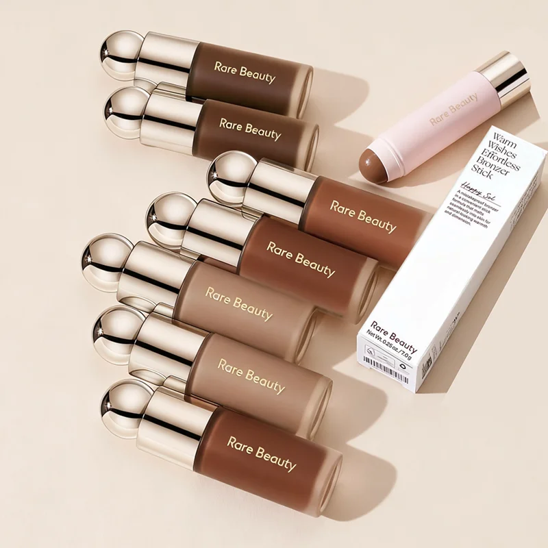 Liquid 3D contour bronzer — {shade} — natural, waterproof finish – view 2