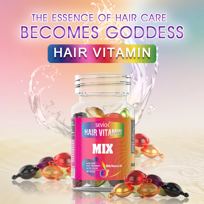 Sevich Mix hair vitamin capsules — {angle} view on a neutral background