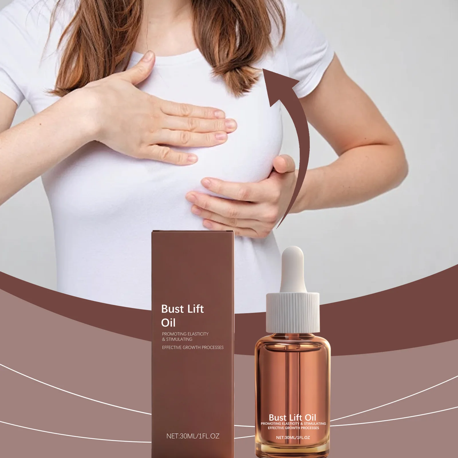 Bust lift chest massage oil — {view} – view 4
