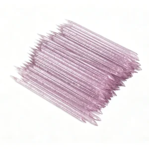 Disposable Nail Stick Cuticle Pusher Double Sided Cleaning Cuticle Stick Manicure and Pedicure Stick for Nail Supplies