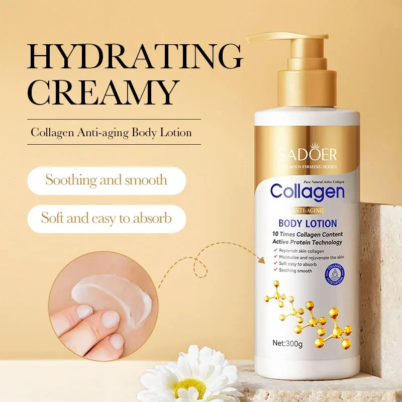 300g jar of Collagen Milk whitening face and body cream with original fragrance – view 2