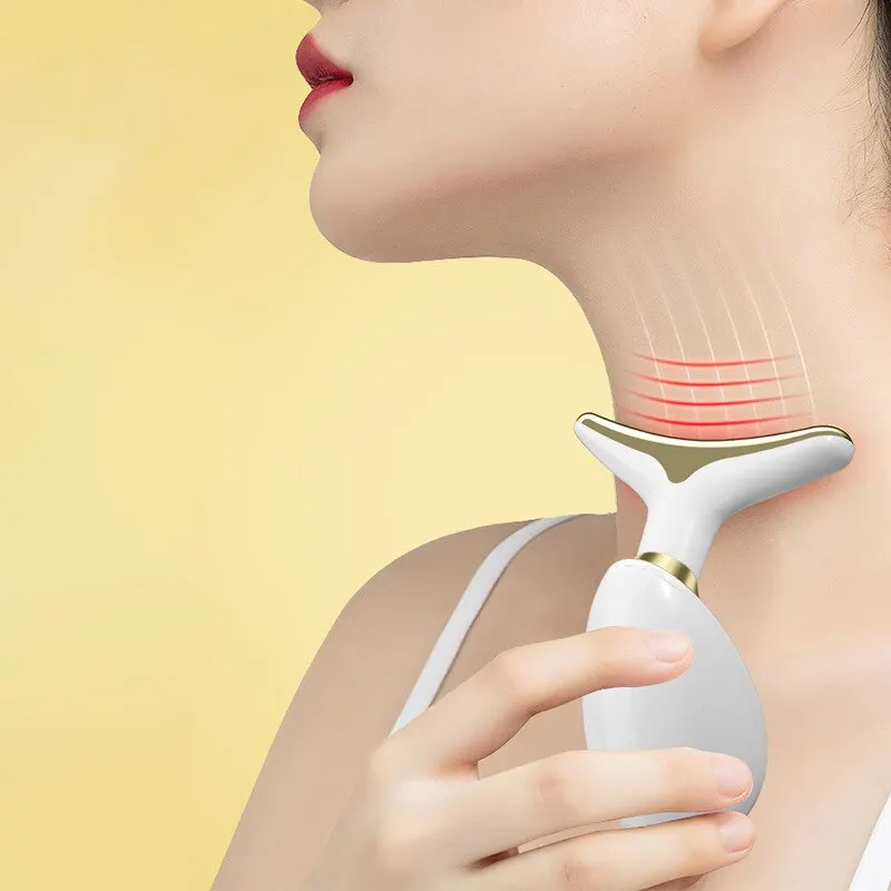 Electric facial lifting and firming massager for jawline and double chin – view 2