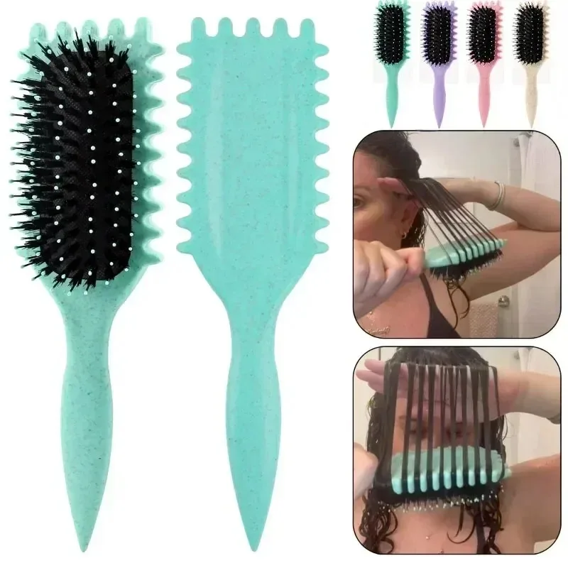 Curly Hair Styling Brush - tangle-free shaping comb for curls – view 2