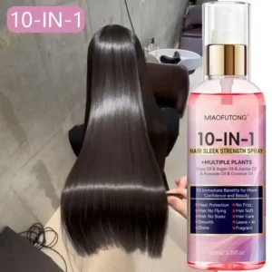 Instant soft 10 in 1 hair care spray - wash free hair retention conditioner, fast, soft and moisturizing, heat damage prevention