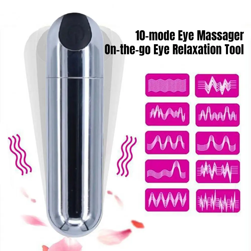 Vibrant Glamour rechargeable eye and face vibration pen — compact waterproof massager – view 2