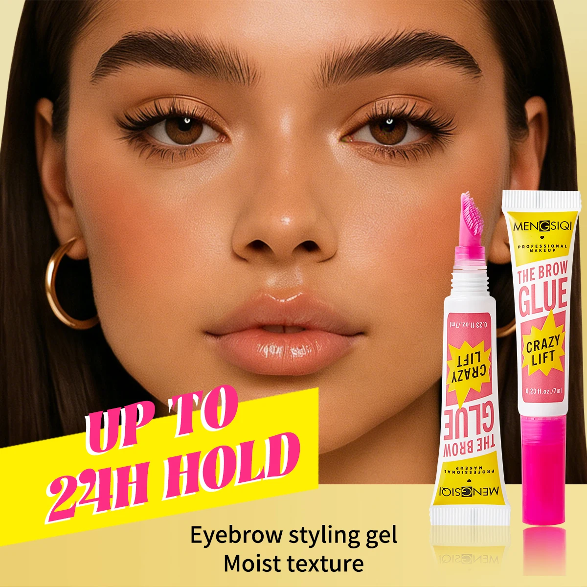 {product_title} applied to brows showing 3D feathery finish and waterproof hold – view 2