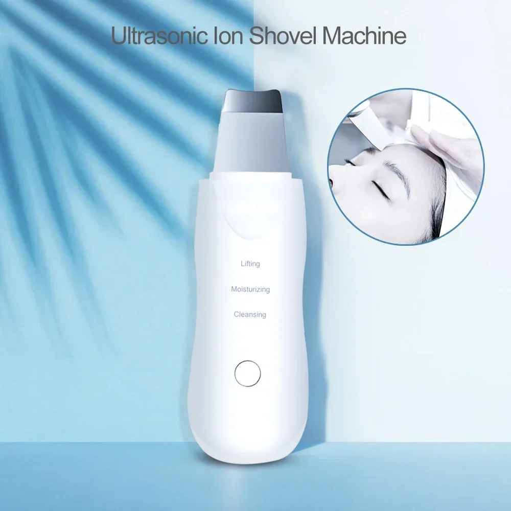 Rechargeable Facial Skin Scrubber — ion deep-cleansing device, SKU SHR-AE-3256807693775500 – view 2