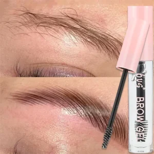 Clear waterproof eyebrow styling gel tube — 4.5g, transparent gel for natural hold