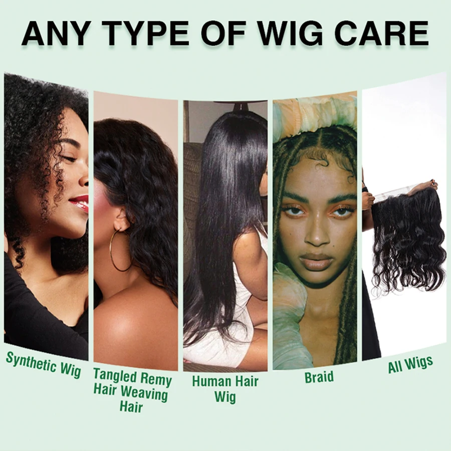 100ml wig milk spray bottle for synthetic wigs — moisturizing leave-in conditioner and anti-frizz spray – view 2