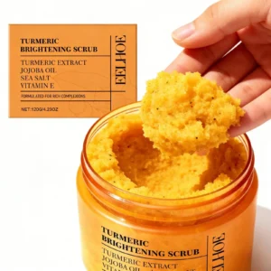 EELHOE Turmeric Scrub Lighten Skin Brightening Products Full Body Cleaning Dead Skin Remover Smooth Sea Salt Exfoliating Scrub