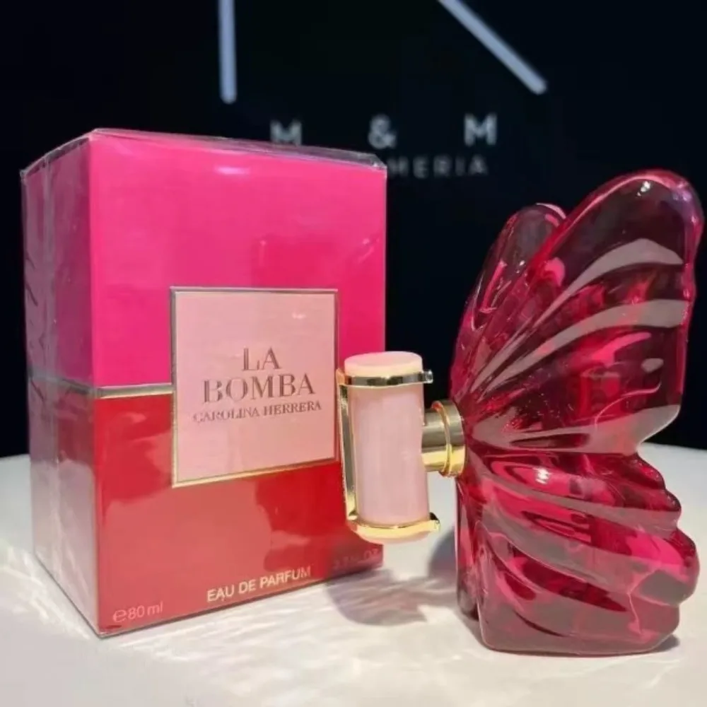 Carolina Herrera La Bomba Eau de Parfum 2.7 oz bottle on white background – view 2