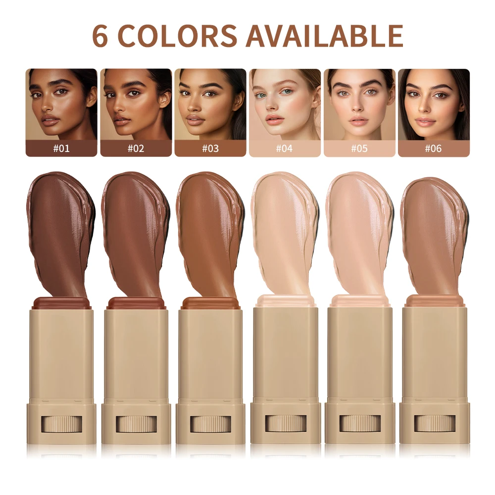 Waterproof Skin Tint Stick — nourishing tinted serum foundation stick for face and contour – view 2