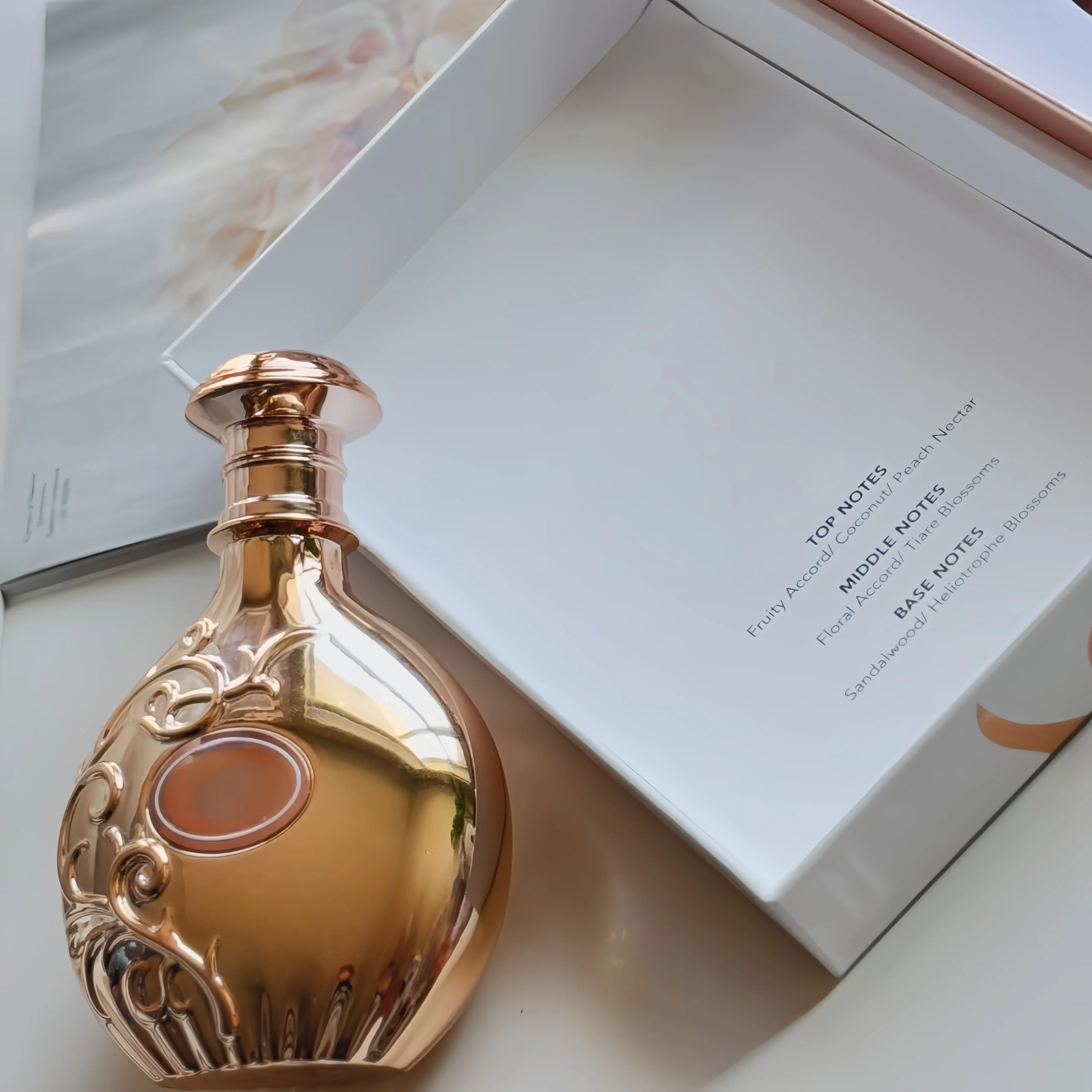 80ml women's oriental perfume spray bottle with elegant design — view of bottle – view 3