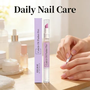 Nail Nourishing Pen — quick-dry cuticle oil pen with pusher tip on white background