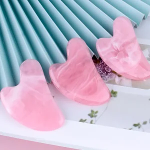 Resin Gua Sha Scraping Massage Scraper Face Massager Acupuncture Guasha Board Massager for Face Tool