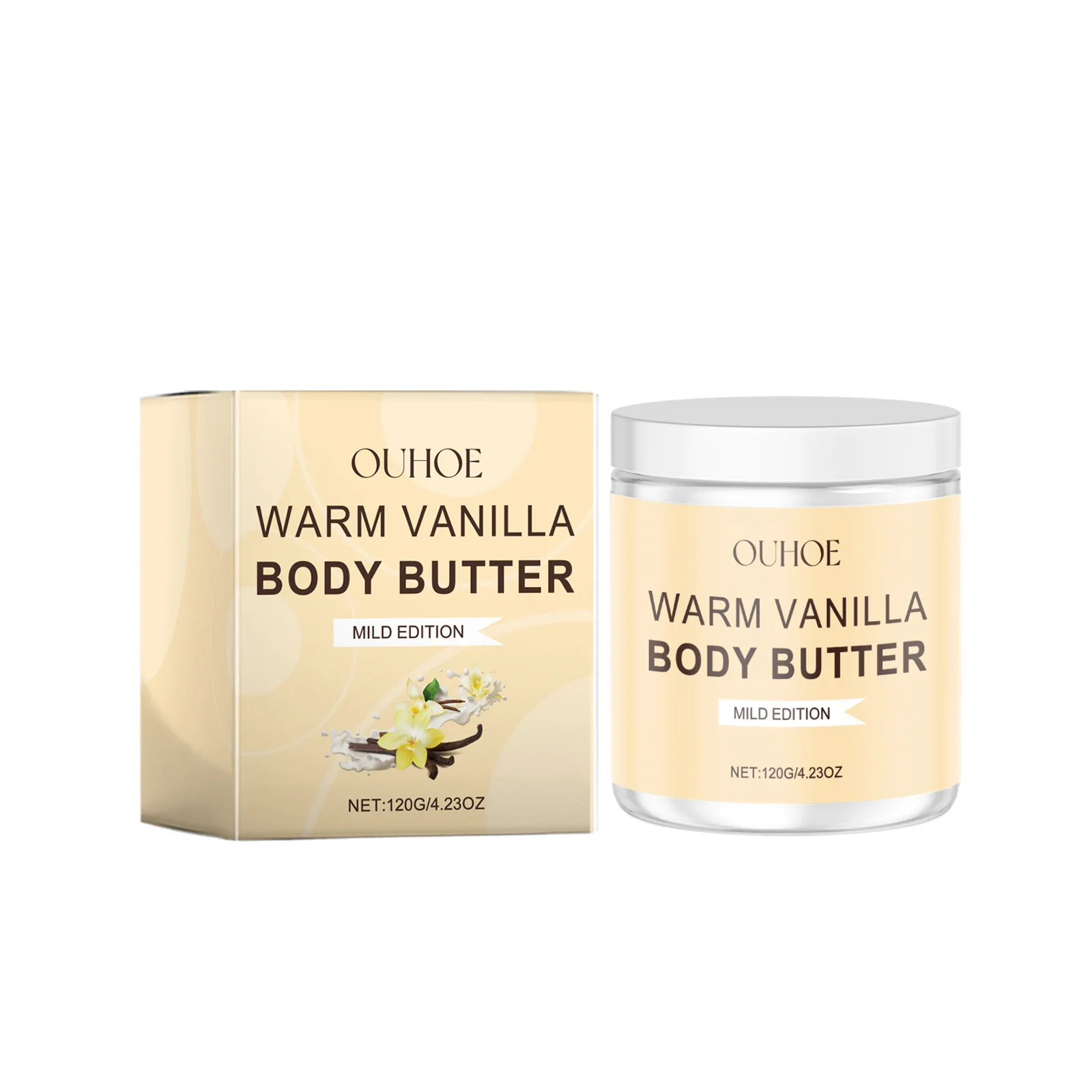 Photo of Vanilla Exfoliating Body & Cuticle Scrub — vanilla-scented body and cuticle exfoliant (SKU SHR-AE-3256807656784357) – view 2