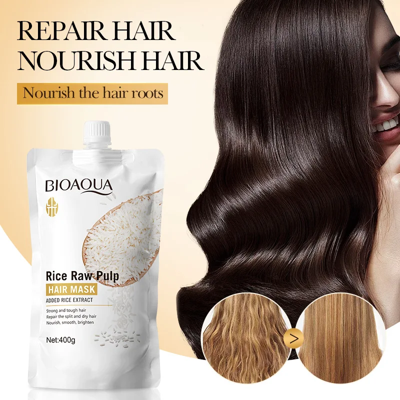 {title} — jar of keratin & rice hair mask available in 10–400g sizes – view 3