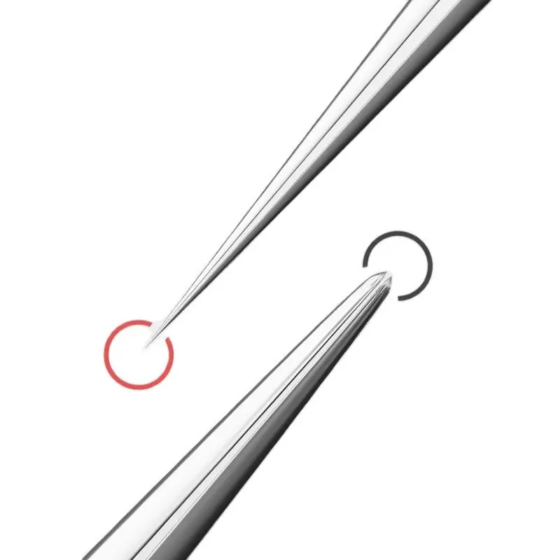 Extra Fine No.5 blackhead extraction tweezer — single pack, close-up – view 3